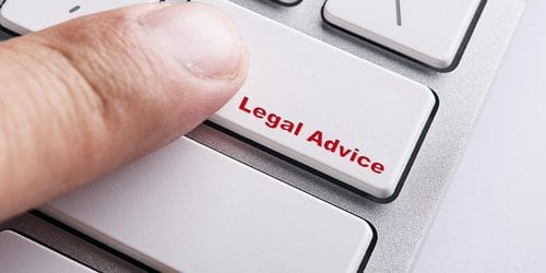 Legal advice button
